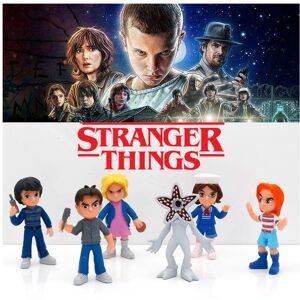 Unbranded 6-Piece Stranger Things Figures Set: Eleven, Will, Dustin, Demogorgon - Collecti Unbranded 6-Piece Stranger Things Figures Set: Eleven, Will, Dustin, Demogorgon - Collecti