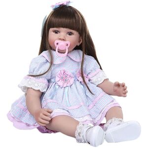 Unbranded Realistic 60cm Reborn Baby Doll Girl Toddler Soft Cloth Body Real Gifts Unbranded Realistic 60cm Reborn Baby Doll Girl Toddler Soft Cloth Body Real Gifts
