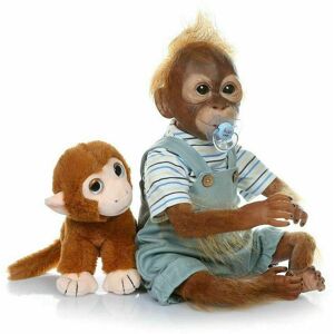 Unbranded Doll 20" Reborn Monkey Crazy Monkey Realistic Baby Gift Handmade Kids Unbranded Doll 20" Reborn Monkey Crazy Monkey Realistic Baby Gift Handmade Kids