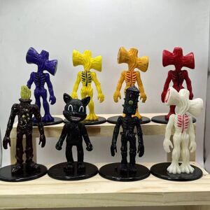 Unbranded (All 8 PCS) Siren Head Toys Action Figure Sirenhead Figure Horror Model Doll Unbranded (All 8 PCS) Siren Head Toys Action Figure Sirenhead Figure Horror Model Doll