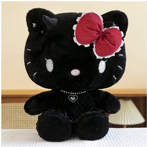 Unbranded (Black, 35cm/13.78in) Hello Kitty Angel Devil Plush Toy Cat Cute Cartoon Girl Bi Unbranded (Black, 35cm/13.78in) Hello Kitty Angel Devil Plush Toy Cat Cute Cartoon Girl Bi
