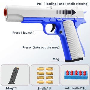 Unbranded (WHITE) Toy Guns Ball Blaster With Soft Bullets Toys Foam Blaster Shooting Games Unbranded (WHITE) Toy Guns Ball Blaster With Soft Bullets Toys Foam Blaster Shooting Games