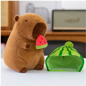 Unbranded (35CM) Capybara Watermelon Hat Plush Toys Soft Doll Room Decoration Gifts Childr Unbranded (35CM) Capybara Watermelon Hat Plush Toys Soft Doll Room Decoration Gifts Childr