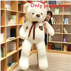 Unbranded (White, 100cm) Bear Teddy Plush Toy Soft Fill Doll Room Decoration Children Fest Unbranded (White, 100cm) Bear Teddy Plush Toy Soft Fill Doll Room Decoration Children Fest