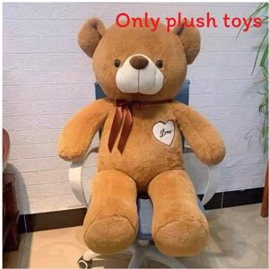 Unbranded (Dark Brown, 80cm) Bear Plush Teddy Toy Soft Fill Doll Room Decoration Children Unbranded (Dark Brown, 80cm) Bear Plush Teddy Toy Soft Fill Doll Room Decoration Children
