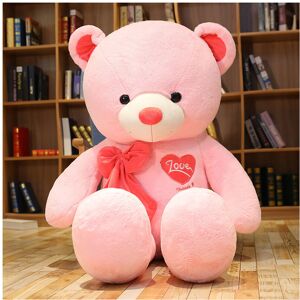 Unbranded (Pink, 100cm) Bear Teddy Plush Toy Stuffed Animal Pillow Soft Long Festival Doll Unbranded (Pink, 100cm) Bear Teddy Plush Toy Stuffed Animal Pillow Soft Long Festival Doll