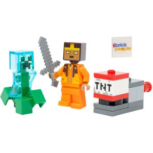 Lego Minecraft Mini Set: Hero Minifigure with Charged Creeper Lego Minecraft Mini Set: Hero Minifigure with Charged Creeper