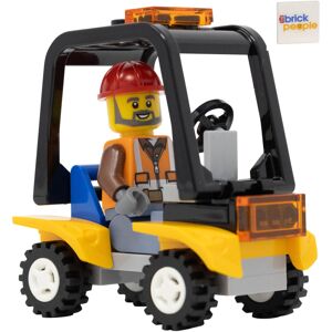 Lego City: Airport Construction Worker Minifigure with Service Car Lego City: Airport Construction Worker Minifigure with Service Car