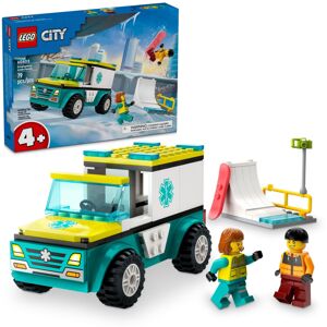 Lego City Emergency Ambulance and Snowboarder Toy Vehicle Playset for Kids Boar Lego City Emergency Ambulance and Snowboarder Toy Vehicle Playset for Kids Boar