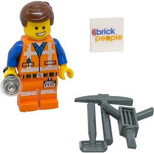 Lego Movie: Construction Worker Emmet Minifigure with Flashlight and Tools - Age Lego Movie: Construction Worker Emmet Minifigure with Flashlight and Tools - Age