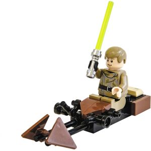 Lego Star Wars Episode 6 Minifigure - Luke Skywalker in Endor Outfit with Lights Lego Star Wars Episode 6 Minifigure - Luke Skywalker in Endor Outfit with Lights