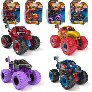 Monster Cable Jam Marvel 4-Pack of 1:64 Scale Die-Cast Monster Trucks Spider-Man Ir Monster Cable Jam Marvel 4-Pack of 1:64 Scale Die-Cast Monster Trucks Spider-Man Ir