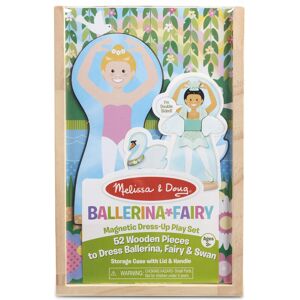 Melissa & Doug Ballerina and Fairy Magnetic Dress-Up Double-Sided Wooden Doll an Melissa & Doug Ballerina and Fairy Magnetic Dress-Up Double-Sided Wooden Doll an