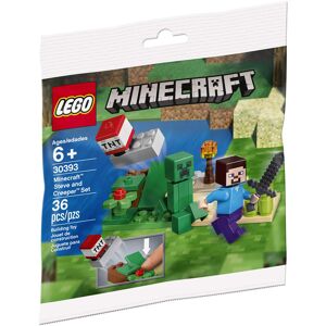 Lego Minecraft Steve and Creeper Polybag Set 30393 (Bagged) Toy Lego Minecraft Steve and Creeper Polybag Set 30393 (Bagged) Toy