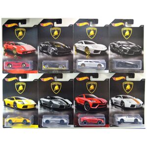 Hot Wheels 2017 Lamborghini Bundle of 8 Die-Cast Vehicles 1:64 Scale Hot Wheels 2017 Lamborghini Bundle of 8 Die-Cast Vehicles 1:64 Scale