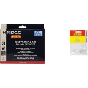 Hornby R7336 HM7000-8TXS: Bluetooth & DCC Sound Decoder (8-pin) & R8232 Digital Hornby R7336 HM7000-8TXS: Bluetooth & DCC Sound Decoder (8-pin) & R8232 Digital