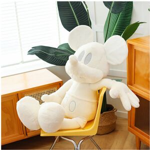 Unbranded (White, 60cm/23.62in) Mickey Mouse Plush Toy Cute Cartoon Girl Children Birthday Unbranded (White, 60cm/23.62in) Mickey Mouse Plush Toy Cute Cartoon Girl Children Birthday