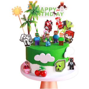 Unbranded 8pcs Minifigure Minecraft Steve Pig Zombie Toy Figure Assembly Model Toy Unbranded 8pcs Minifigure Minecraft Steve Pig Zombie Toy Figure Assembly Model Toy