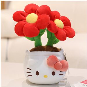 Unbranded (Red) Kitty Hello Sanrio Plush Toy Cartoon Bonsai Doll Room Decoration Children Unbranded (Red) Kitty Hello Sanrio Plush Toy Cartoon Bonsai Doll Room Decoration Children
