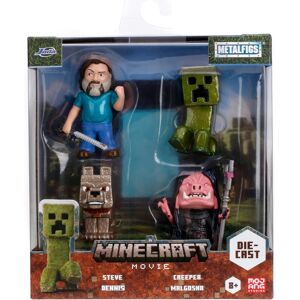 Jada Minecraft Movie 2.5" Diecast Metalfig 4-Pack Jada Minecraft Movie 2.5" Diecast Metalfig 4-Pack