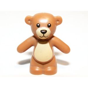 Lego Minifig Light Brown Teddy Bear - Boy/Girl Friends Minifigure Toy Animal (V Lego Minifig Light Brown Teddy Bear - Boy/Girl Friends Minifigure Toy Animal (V