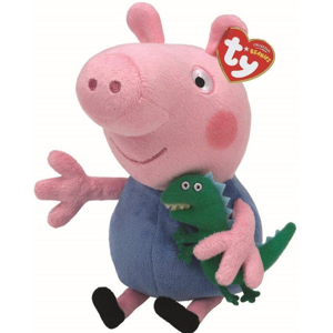 (George) TY Peppa Pig Characters Plush Soft Toy - Beanie Babies (George) TY Peppa Pig Characters Plush Soft Toy - Beanie Babies