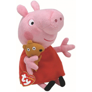 (Peppa Pig Reg) TY Peppa Pig Characters Plush Soft Toy - Beanie Babies (Peppa Pig Reg) TY Peppa Pig Characters Plush Soft Toy - Beanie Babies