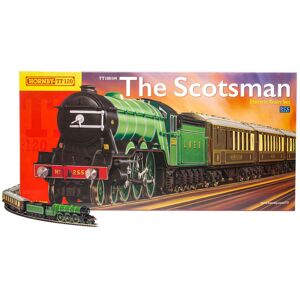 Hornby Train Set - The Scotsman Analogue TT Gauge Model Railways Set, Starter El Hornby Train Set - The Scotsman Analogue TT Gauge Model Railways Set, Starter El