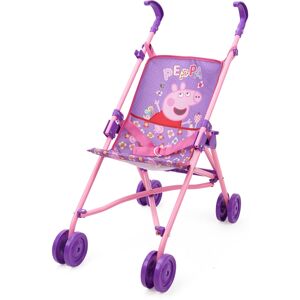 Peppa Pig: Doll Umbrella Stroller - Pink & White Dots - Fits Dolls Up to 24"" E Peppa Pig: Doll Umbrella Stroller - Pink & White Dots - Fits Dolls Up to 24"" E