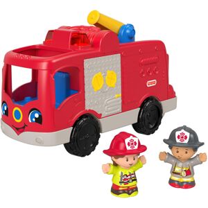 Fisher-Price Little People Helping Others Fire Truck - Multilanguage Edition, musical toy fir Fisher-Price Little People Helping Others Fire Truck - Multilanguage Edition, musical toy fir