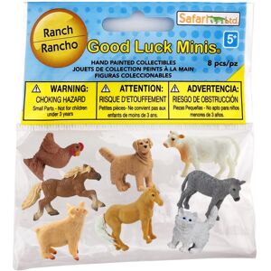 Safari Ltd. Good Luck Minis Ranch Fun Pack 8 Mini Figurines or Ranch Animals E Safari Ltd. Good Luck Minis Ranch Fun Pack 8 Mini Figurines or Ranch Animals E