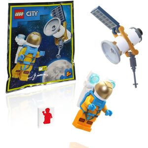 Lego City Minifigure Space Port - Astronaut (with Jetpack and Satellit Lego City Minifigure Space Port - Astronaut (with Jetpack and Satellit