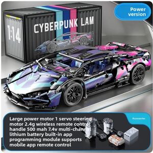 Unbranded (Dynamic Version) Cyberpunk Lamborghini Remote Control Car Model Building Blocks Unbranded (Dynamic Version) Cyberpunk Lamborghini Remote Control Car Model Building Blocks