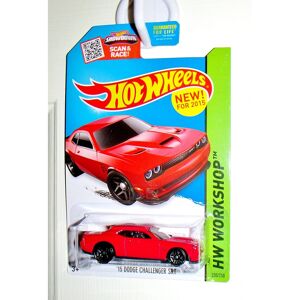 Mattel Hot Wheels 2015 HW Workshop Dodge Challenger SRT Hellcat Hell Cat Red Mattel Hot Wheels 2015 HW Workshop Dodge Challenger SRT Hellcat Hell Cat Red