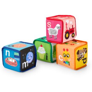 Baby Einstein Alpha Stacks Soft Blocks Multisensory and Lightweight Ages 3 Mon Baby Einstein Alpha Stacks Soft Blocks Multisensory and Lightweight Ages 3 Mon