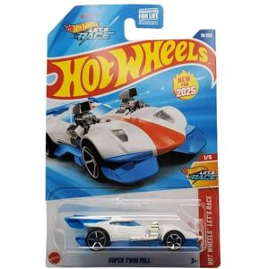 Hot Wheels Super Twin Mill (White) Let's Race 1/5 New for 2025 Hot Wheels Super Twin Mill (White) Let's Race 1/5 New for 2025
