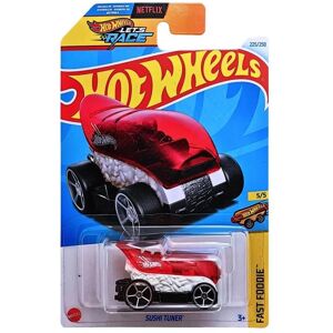 Hot Wheels Sushi Tuner (Red/White) Fast Foodie 5/5 Die-Cast Car Model Hot Wheels Sushi Tuner (Red/White) Fast Foodie 5/5 Die-Cast Car Model