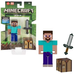 Mattel Steve 8cm - Pixel Art Action Figure - Children’s Toy Mattel Steve 8cm - Pixel Art Action Figure - Children’s Toy