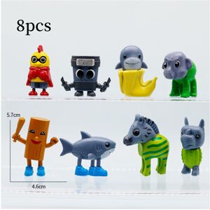Unbranded (8pcs D) Italian Brainrot Al Tung Tung Tungsahur Action Figure Model Gifts Toys Unbranded (8pcs D) Italian Brainrot Al Tung Tung Tungsahur Action Figure Model Gifts Toys