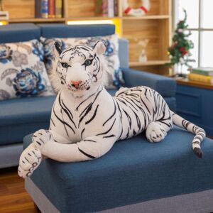 Unbranded (white, 70cm) 30-70CM Tiger Giant Size Simulation Plush Toys Soft Stuffed Animal Unbranded (white, 70cm) 30-70CM Tiger Giant Size Simulation Plush Toys Soft Stuffed Animal