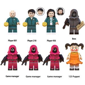 Bonxaif 8PCS Anime Figurine Building Blocks Figures Minifigures Toy Fits Lego Bonxaif 8PCS Anime Figurine Building Blocks Figures Minifigures Toy Fits Lego