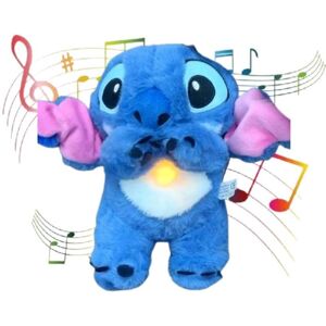 Unbranded (Blue) Kid Breathing Stitch Musical Soothing Doll Sleep Toys Anxiety Toys Relief Unbranded (Blue) Kid Breathing Stitch Musical Soothing Doll Sleep Toys Anxiety Toys Relief
