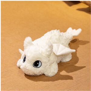 Unbranded (White, 55cm) Train To How Your Dragon Night Fury Stuffed Animal Plush Toy Decor Unbranded (White, 55cm) Train To How Your Dragon Night Fury Stuffed Animal Plush Toy Decor
