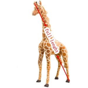 SKESRJTOP (1, 100cm) 30-140cm Giant Real Picture Doll Giraffe Plush Toy Stuffed Big Deer D SKESRJTOP (1, 100cm) 30-140cm Giant Real Picture Doll Giraffe Plush Toy Stuffed Big Deer D