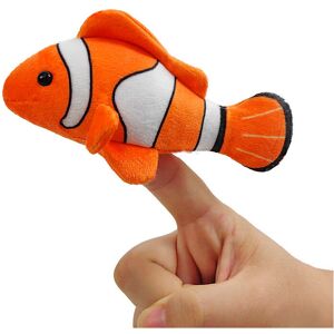 Unbranded (Clown Fish Finger) Ocean House Shell Animal Hand Puppet Plush Toy For Kids And Unbranded (Clown Fish Finger) Ocean House Shell Animal Hand Puppet Plush Toy For Kids And