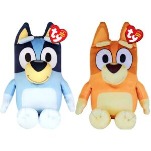 TY Bluey Beanie Babies Set of 2 ? Bluey and Bingo 20CM ? Soft Plush Toy for Kids TY Bluey Beanie Babies Set of 2 ? Bluey and Bingo 20CM ? Soft Plush Toy for Kids
