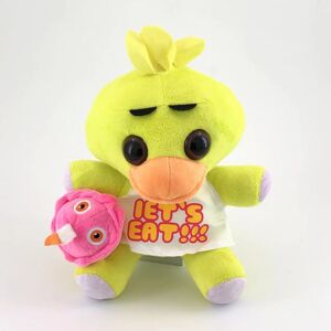 Bonxaif (25cm Yellow Duck) Five Nights Freddy's FNAF Horror Kids Plush Toy Children Chri Bonxaif (25cm Yellow Duck) Five Nights Freddy's FNAF Horror Kids Plush Toy Children Chri