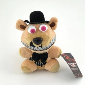 Bonxaif (18cm New Brown Bear) Five Nights Freddy's FNAF Horror Kids Plush Toy Children C Bonxaif (18cm New Brown Bear) Five Nights Freddy's FNAF Horror Kids Plush Toy Children C