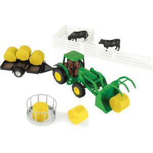 John Deere Haying Farm Playset - 1:32 Scale - Includes Tractor Trailer Farm An John Deere Haying Farm Playset - 1:32 Scale - Includes Tractor Trailer Farm An