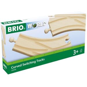 Brio World - 33346 Curved Switching Tracks 2 Piece Toy Train Accessory for Kid Brio World - 33346 Curved Switching Tracks 2 Piece Toy Train Accessory for Kid